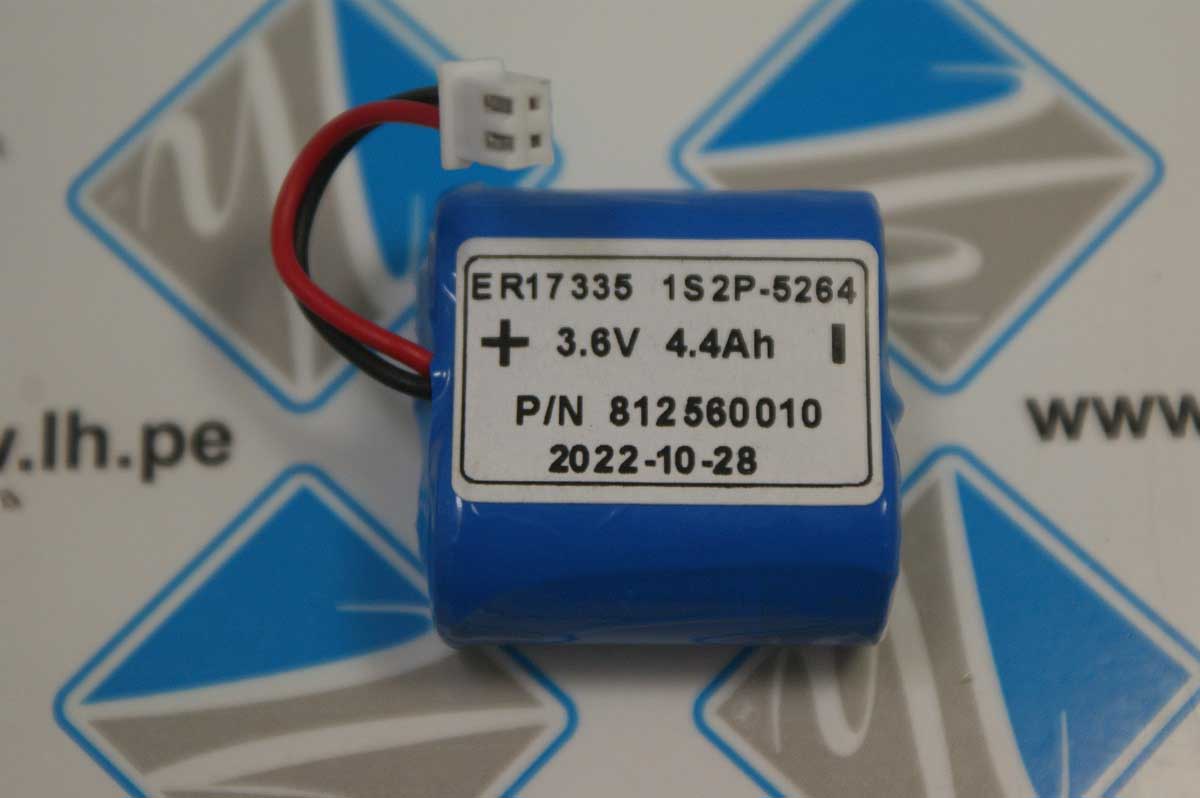 ER17335 1S2P-5264        Pack de Baterías Lithium 3.6V, 4.4Ah con conector